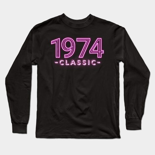 1974 CLASSIC Long Sleeve T-Shirt by Blended Designs